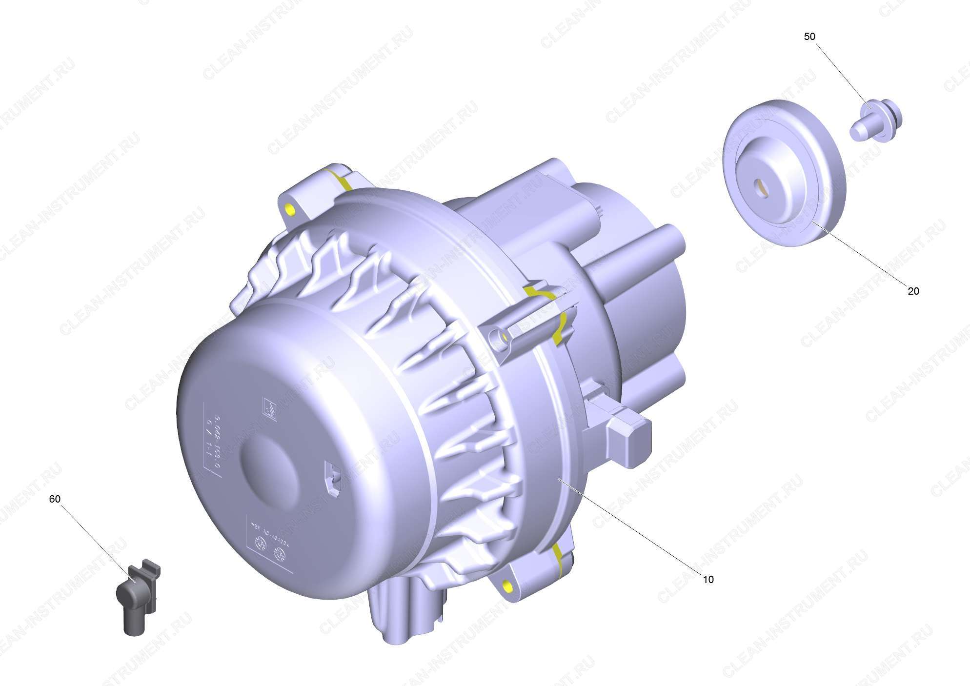 Набор з/ч для мотора FC H70 WCM 3/3.5 (9.002-416.0)