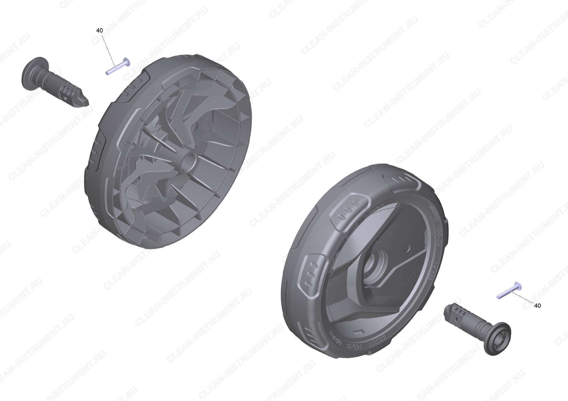 Колесо парный FC 1K D160 (9.002-438.0)