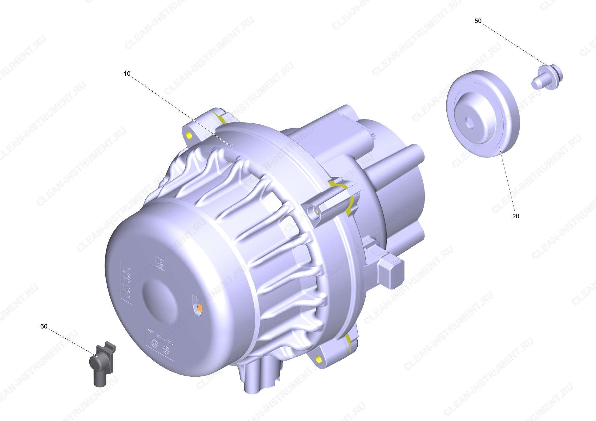 Мотор комплект K5 ЕС WCM 3 (RIC) (9.002-420.0)