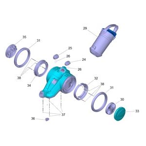 Перечень запасных деталей VC 3 *EU-I (9.764-431.0)