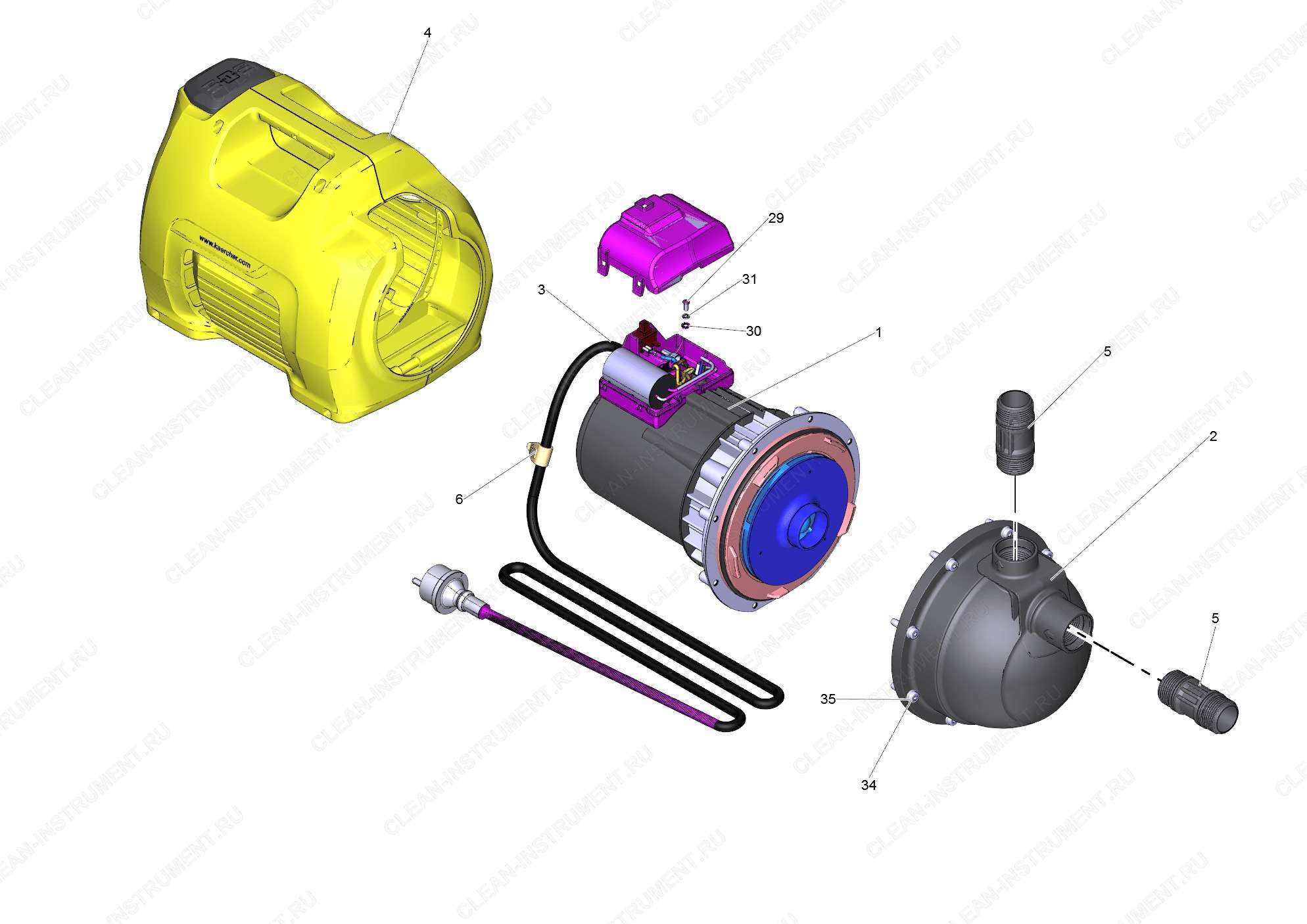 Перечень запасных деталей BP2 G (5.973-037.0)