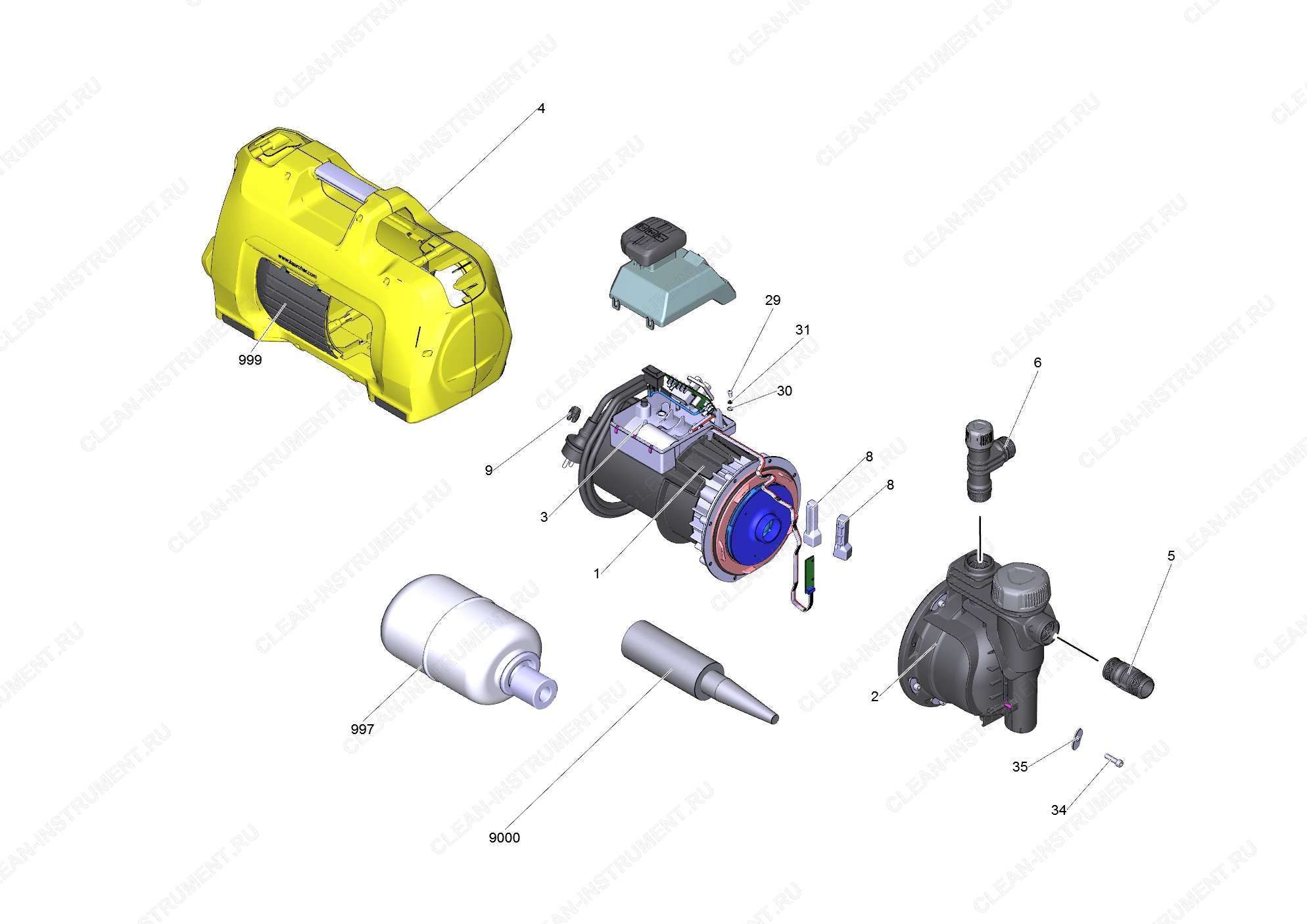 Перечень запасных деталей BP3 H&G (5.973-040.0)