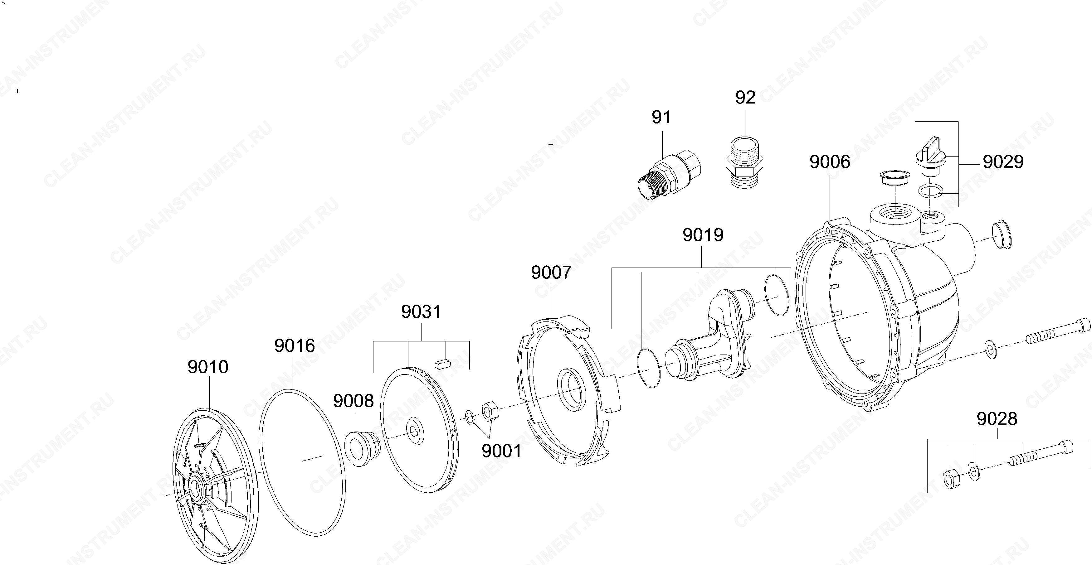 Перечень запасных деталей BP 3 Home *EU (5.973-234.0)