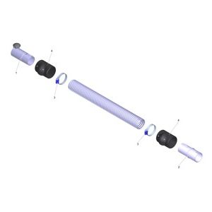 Удлинительный шланг ME-PU el. DN42 3m (6.907-318.0)