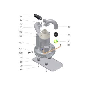 Уплотнитель обходного канала блок 1,5kW (9.986-554.0)