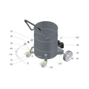 Контейнер-сборник IVR, RI 020 RAL 7012 (9.986-131.0)