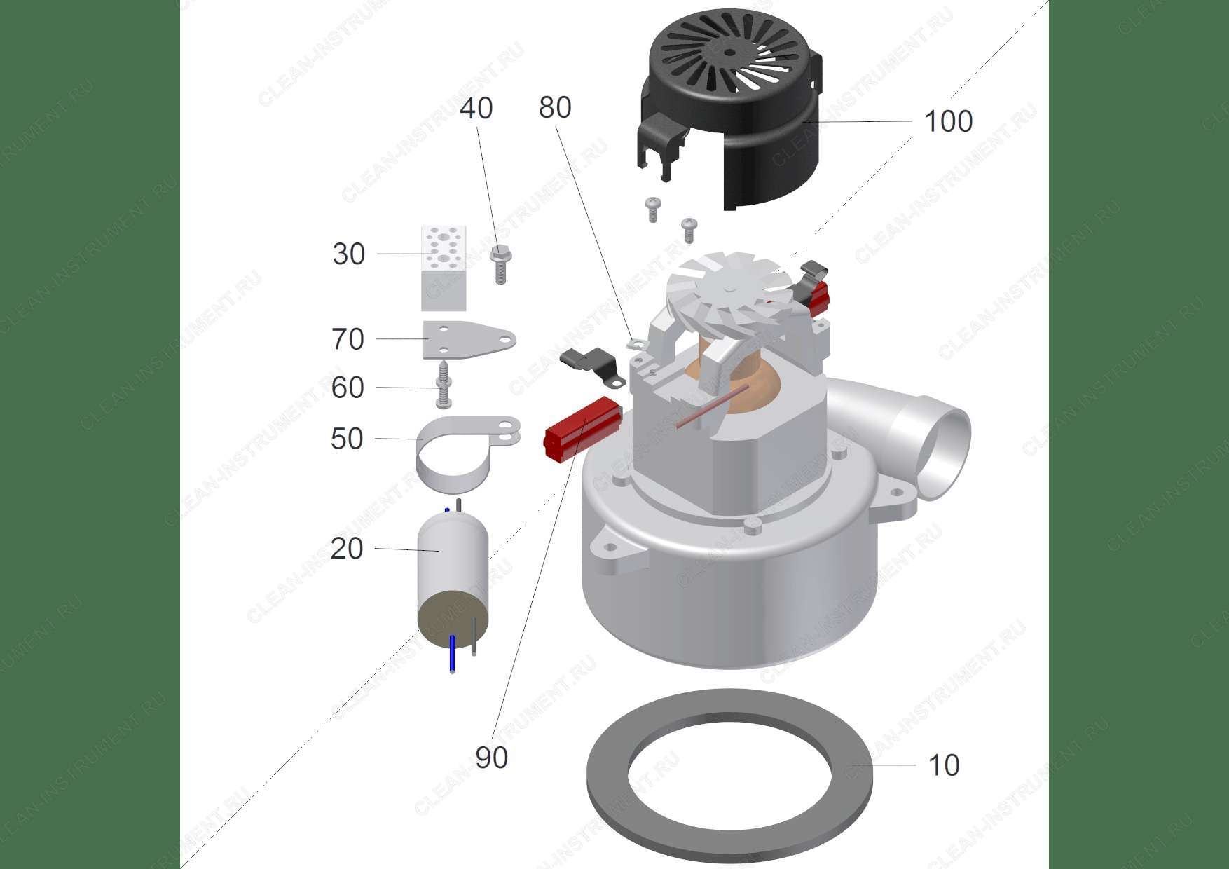 Воздуходувка комплектный EKO 87 - 3SR-L2 (9.981-730.0)