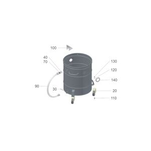 Контейнер-сборник IVR, 100 Liter RAL 701 (9.986-571.0)