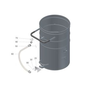 Контейнер-сборник IVR, RI 300 RAL 7012 (9.986-416.0)