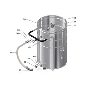 Контейнер-сборник V2A IVR, RI 300 Dp (9.986-420.0)