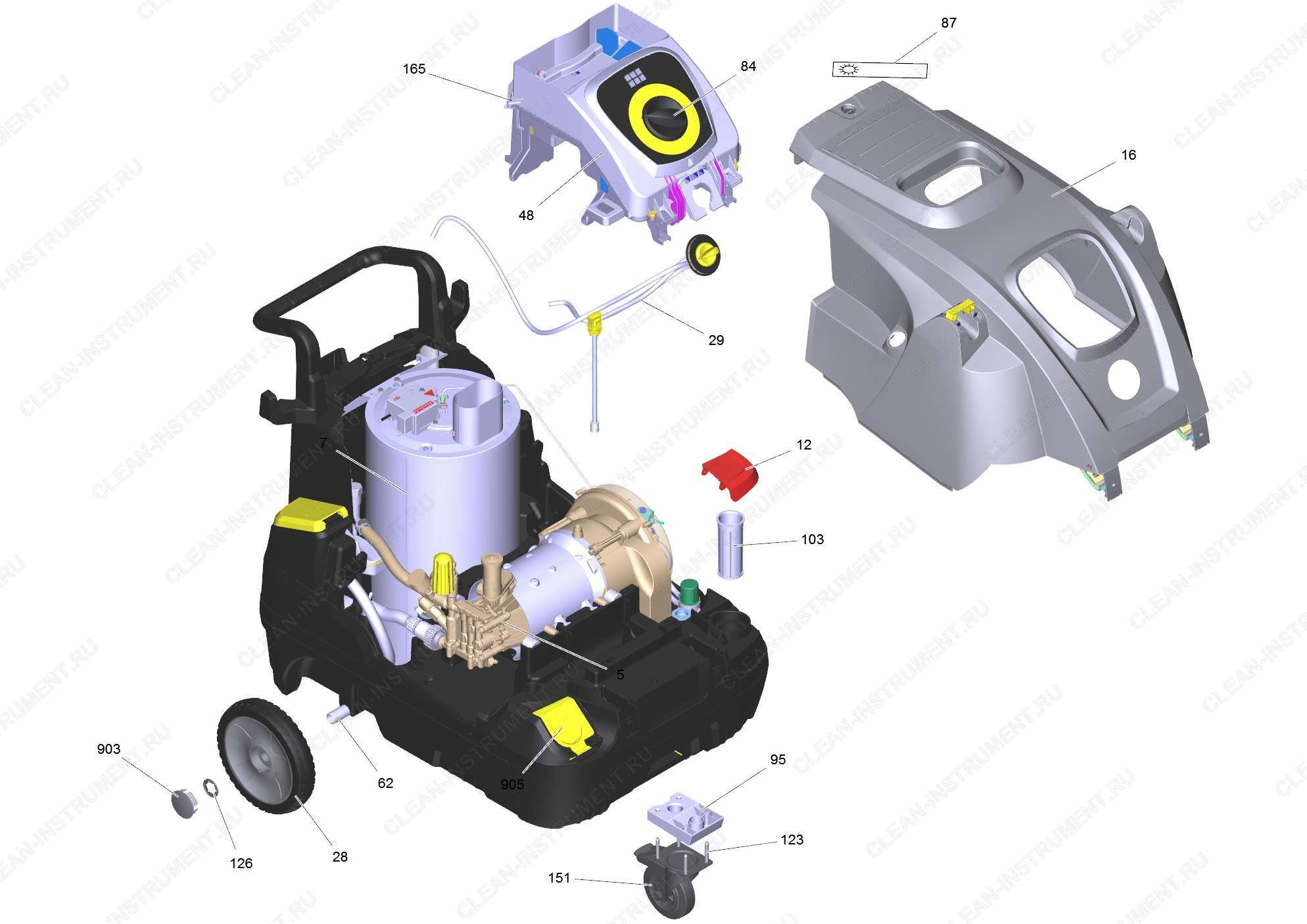 Перечень запасных деталей HDS 6/14 C *EU (5.974-158.0)