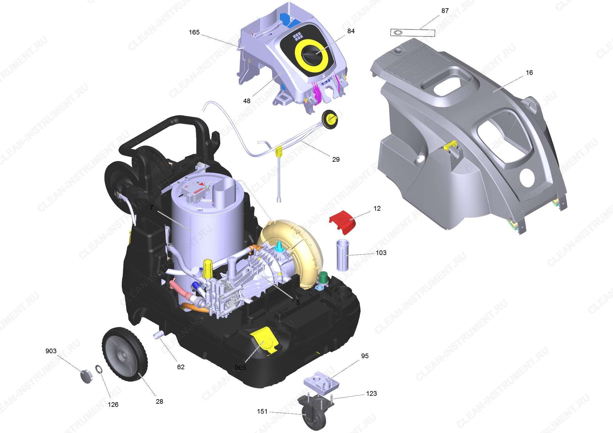 Перечень запасных деталей HDS 6/14-4CX (5.974-088.0)