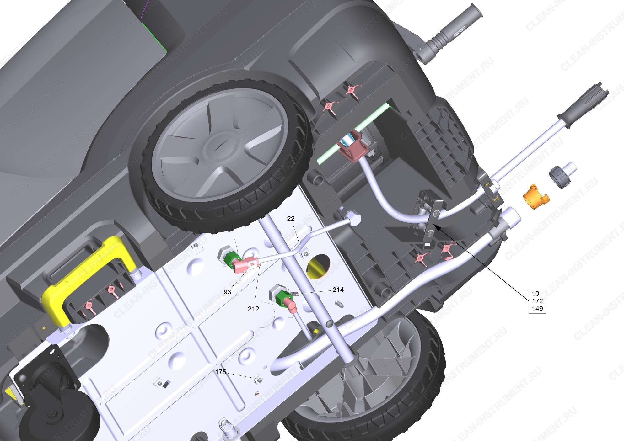 Перечень запасных деталей HDS 12/18-4SX (5.973-969.0)