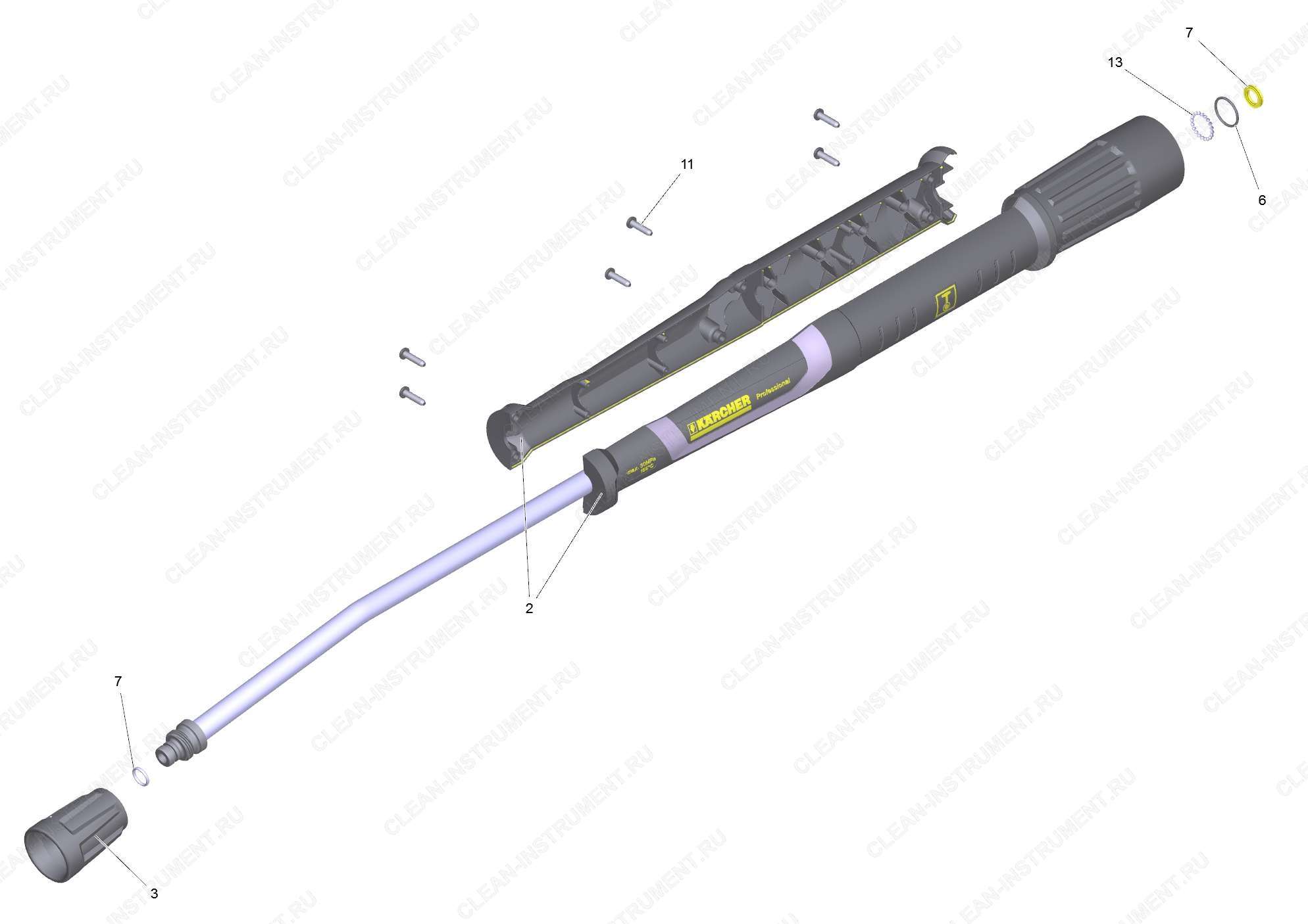 Струйная трубка TR 840 mm