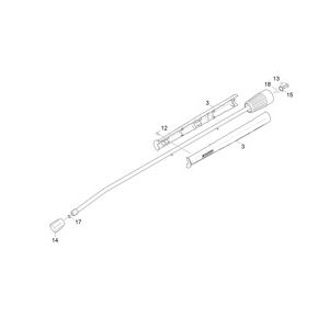 Струйная трубка только для замены 840mm (4.760-663.0)