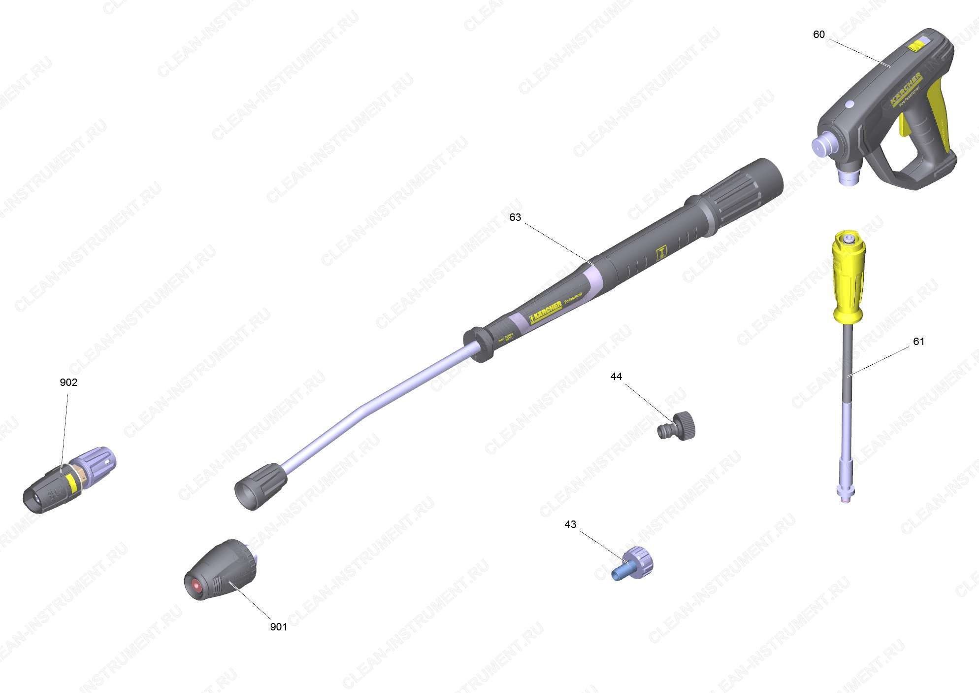 Перечень запасных деталей ВД 5/13 CX Plu (5.974-220.0)