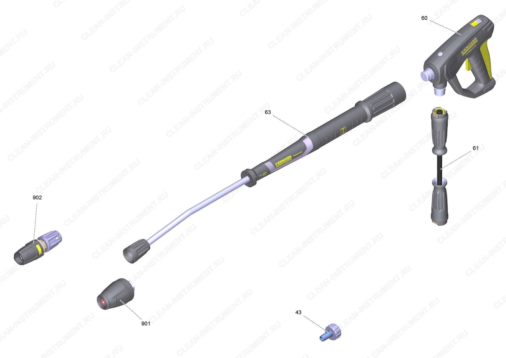 Перечень запасных деталей ВД 5/17 C PLUS (5.974-229.0)