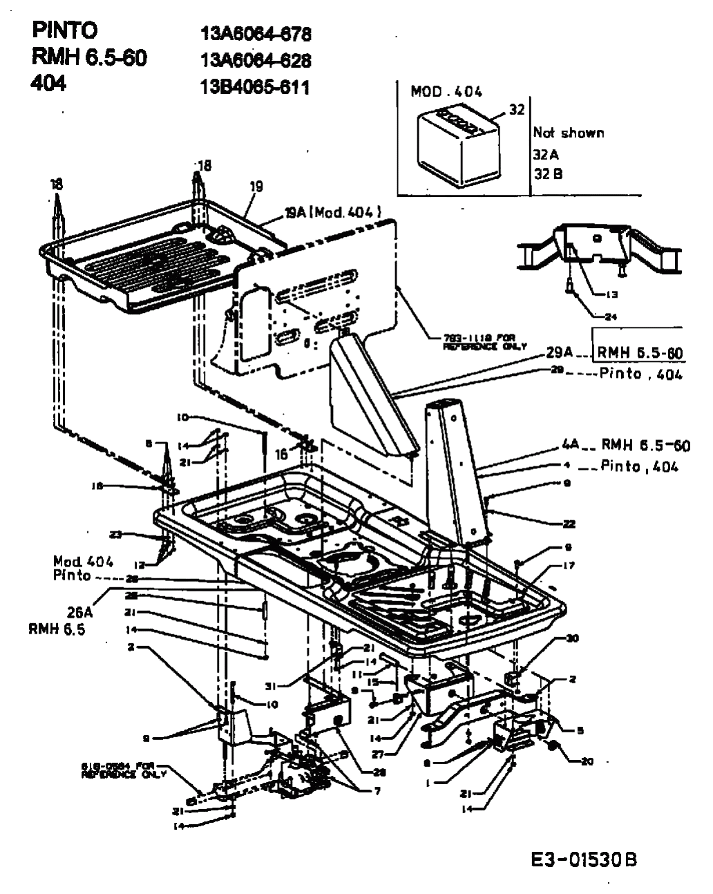 MTD Артикул 13A6064-678 (год выпуска 2001). Аккумулятор, Front axle