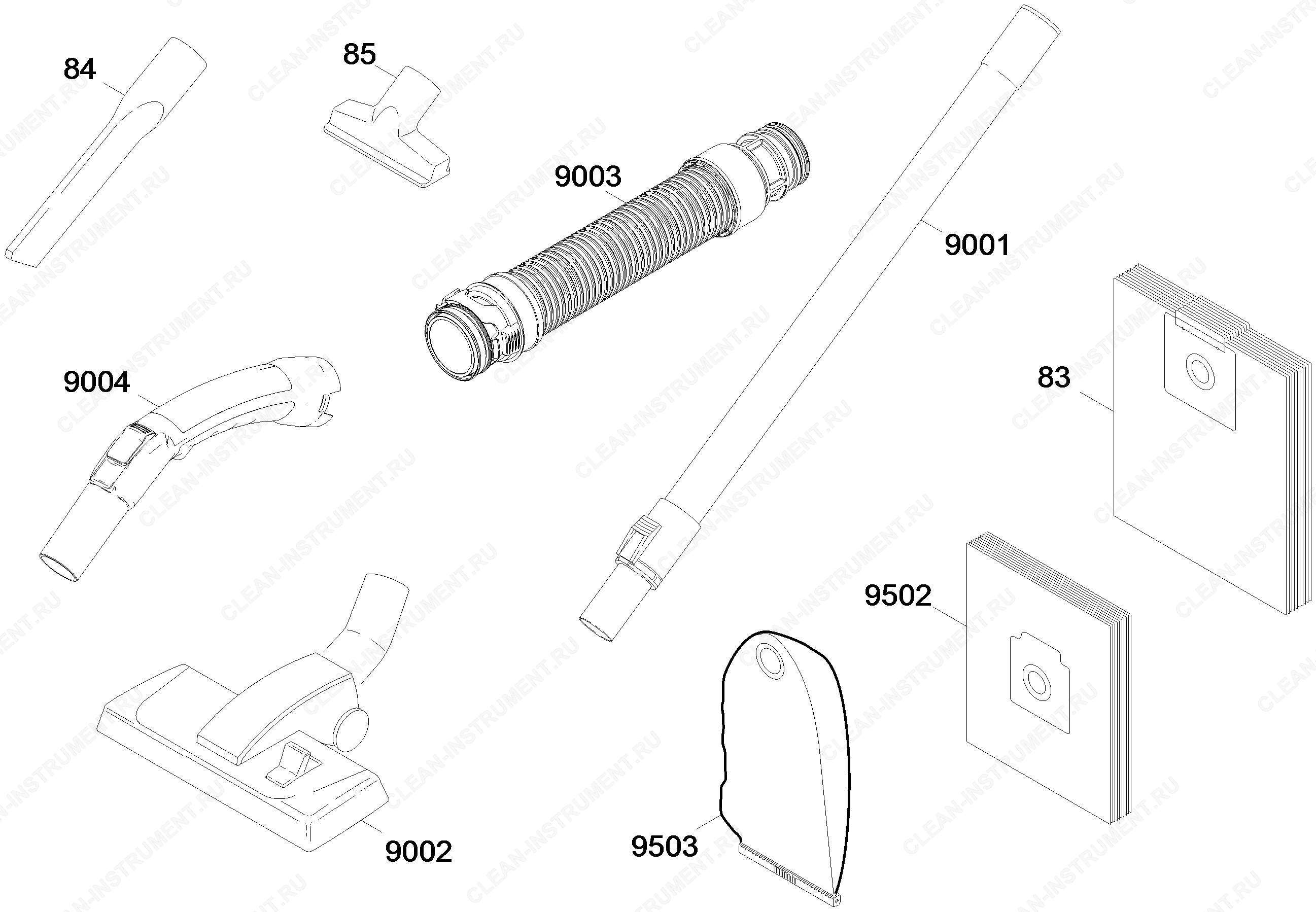 Перечень запасных деталей BV 5/1 Bp (5.974-280.0)