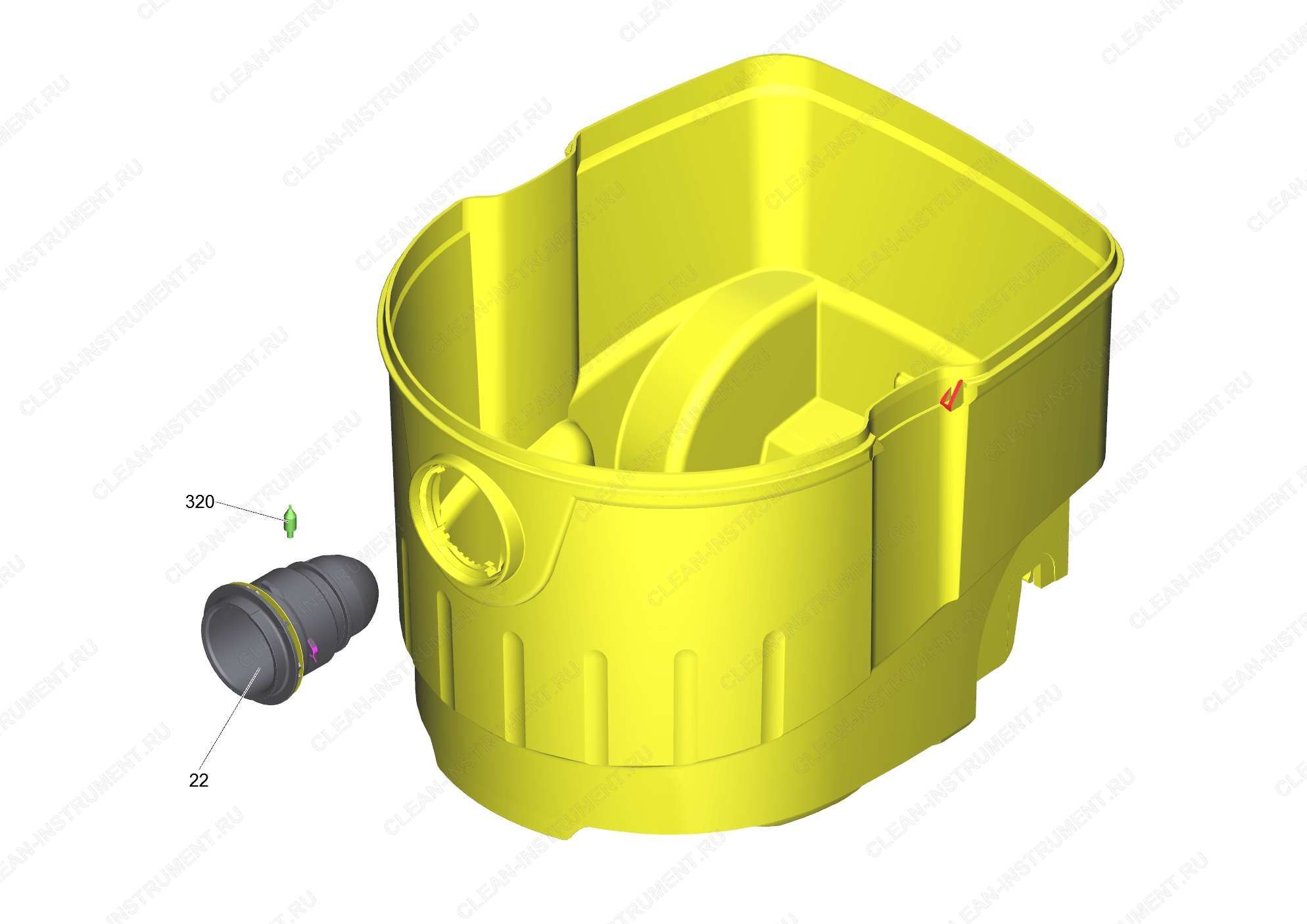 Бак NT 35/1 TACT антрацит (4.070-948.0)