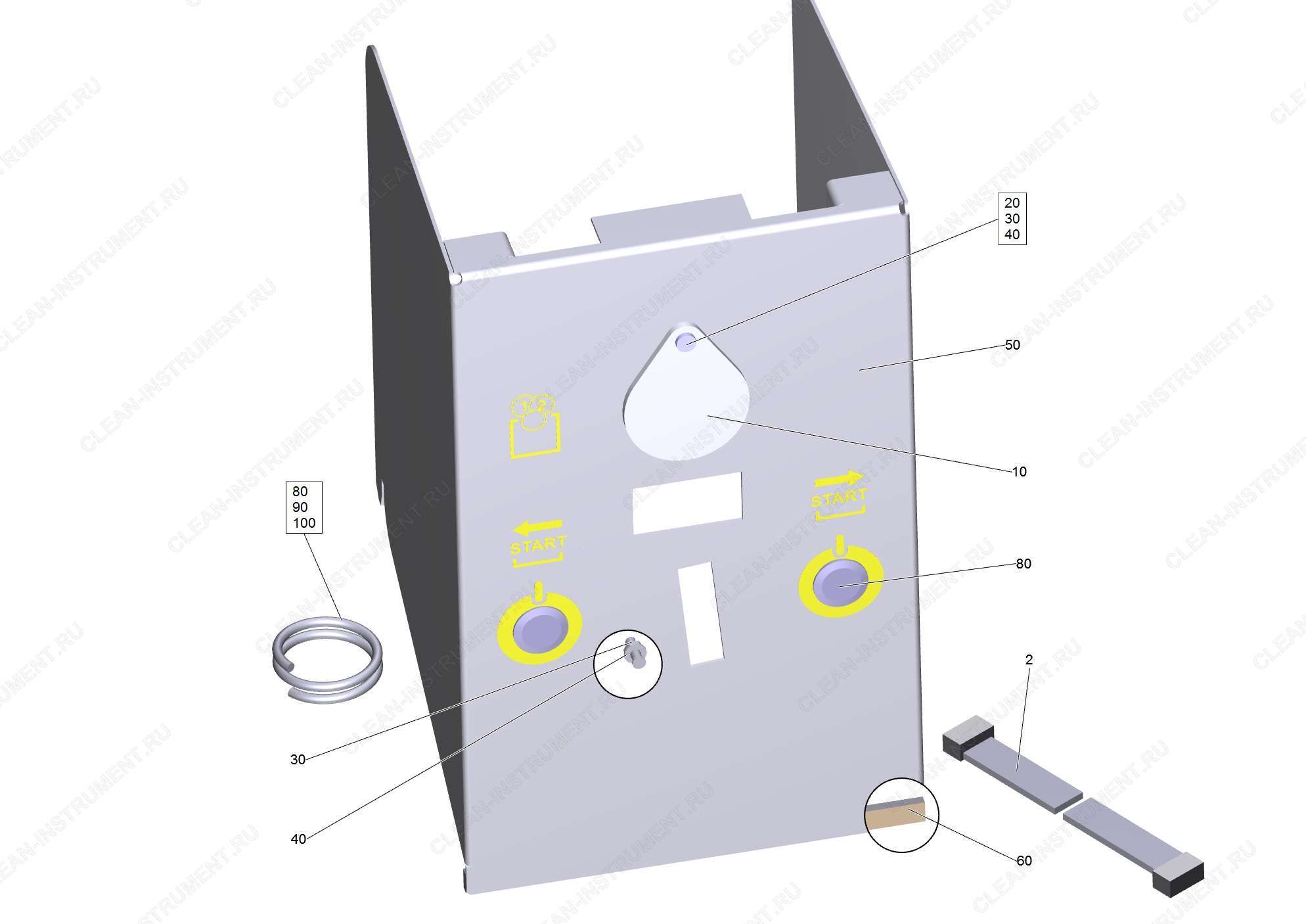 Фасад электрический MP 2 RAL 9006