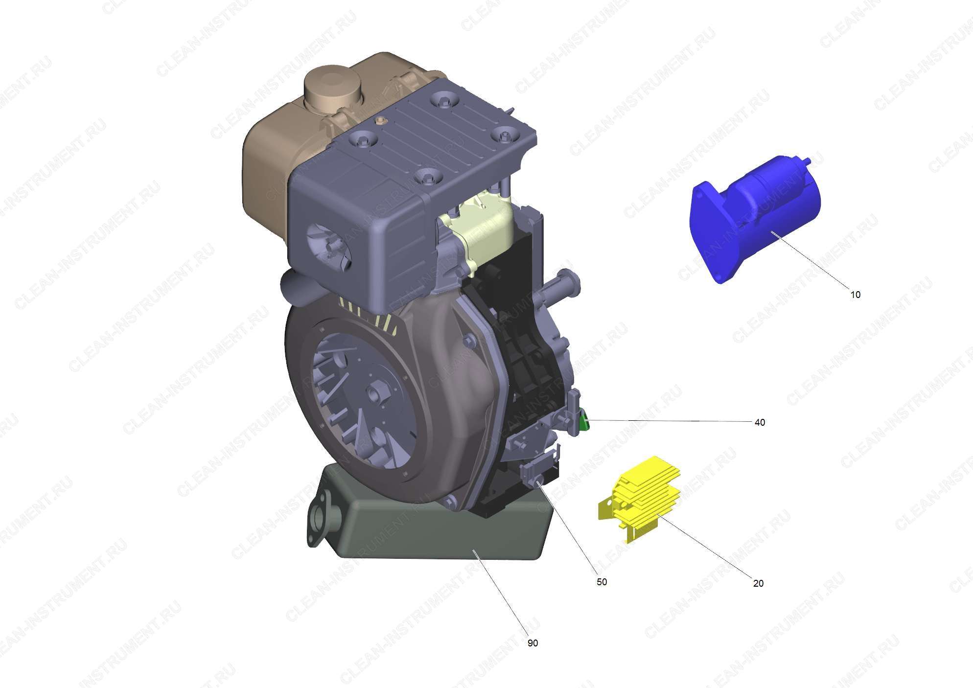 Дизельный двигатель (6.491-945.0)
