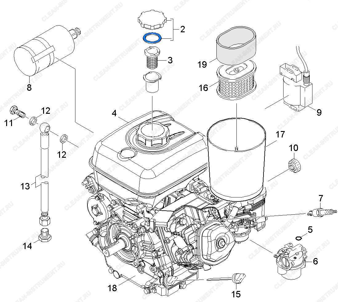 Детали мотор Honda GX270UT2