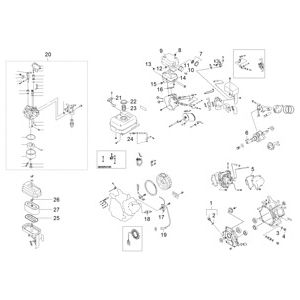 Бензиновый двигатель Subaru EX27 (6.491-971.0)