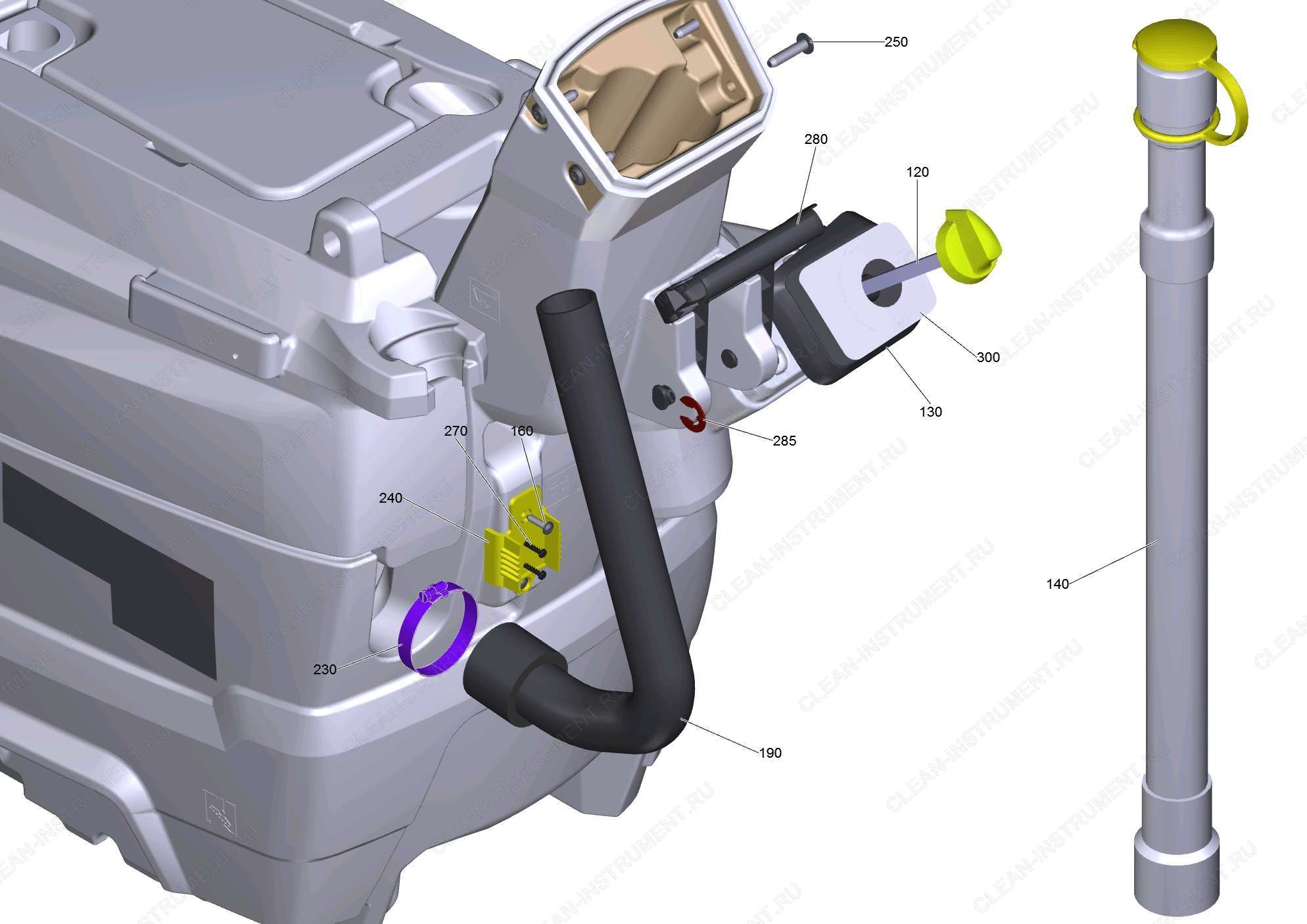 Бак комплектный B 25 BP