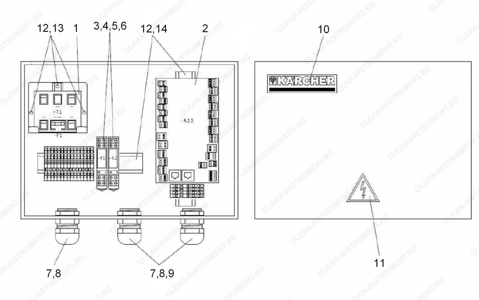 Распределительный щит Osmoseanlage SB-C/