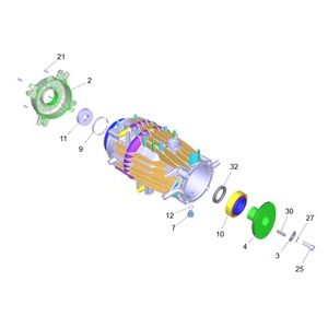 Мотор комплектный только для замены 608 (4.633-130.0)