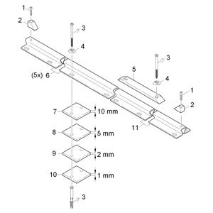 МК рабочие рельсы 2x31m