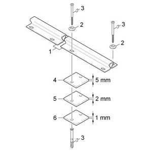 МК рабочие рельсы 2x6m