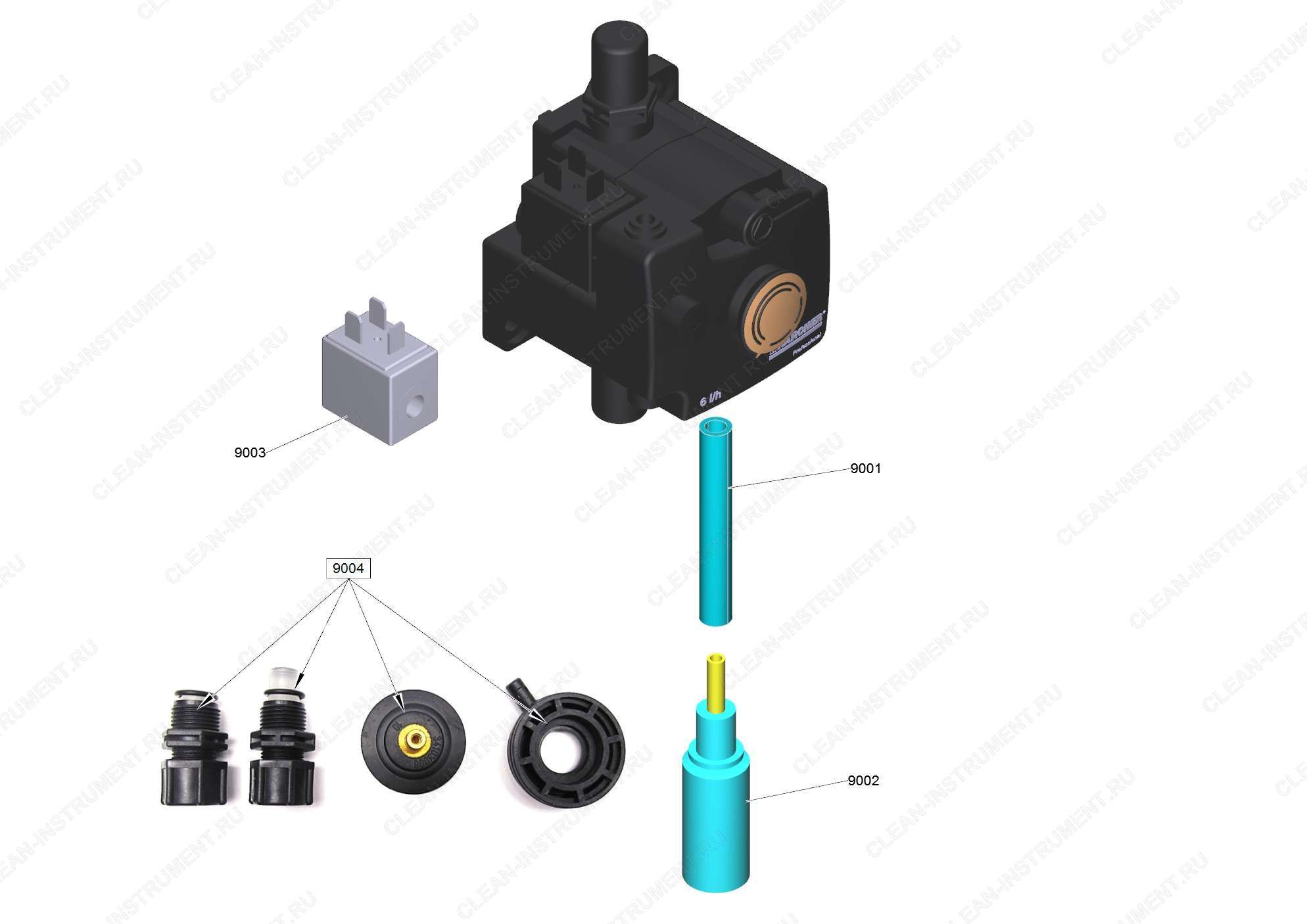 Дозировочный насос ECOLAB 6.0L EPDM (6.470-021.0)