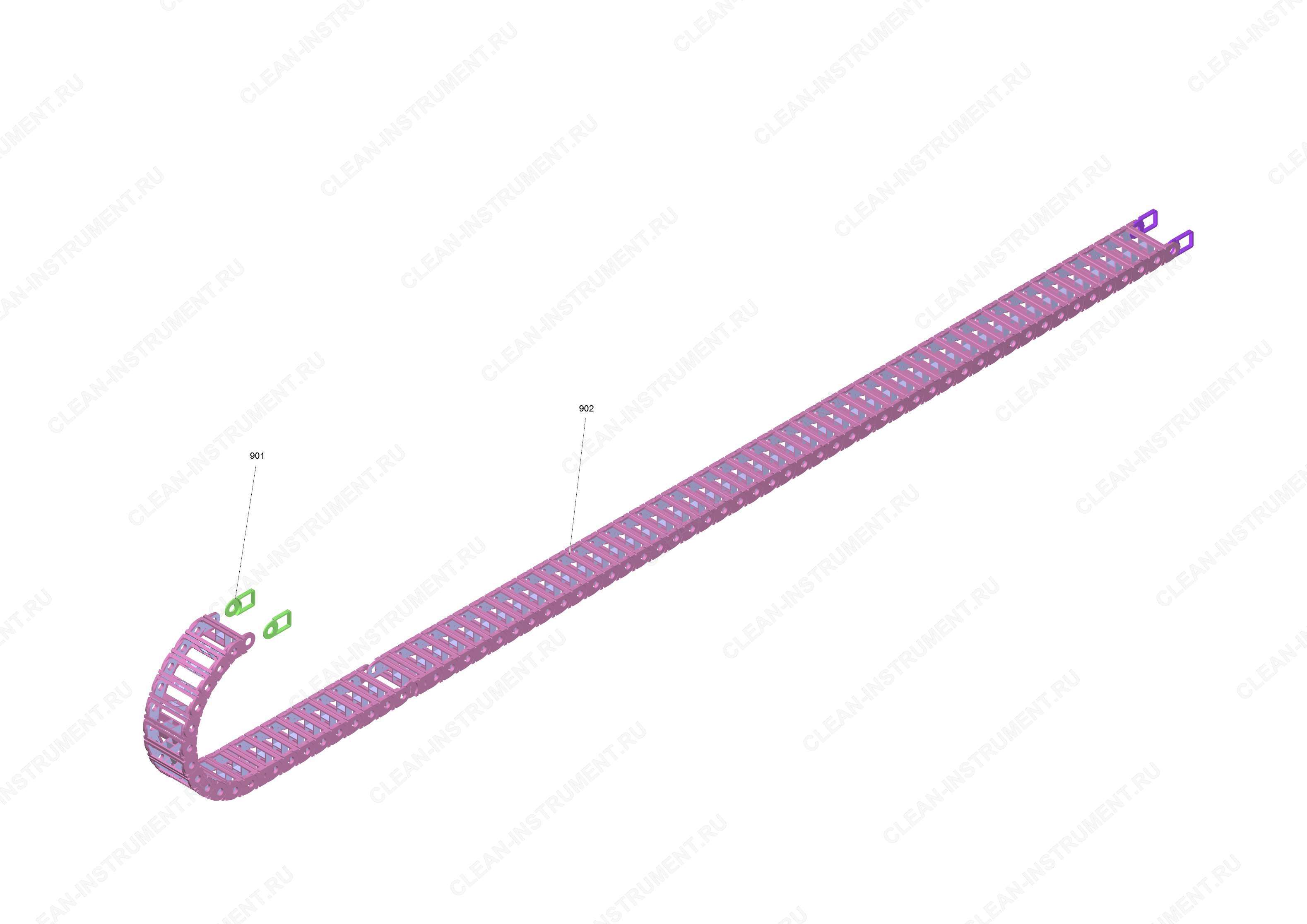 Энергоцепь KE 0900.193 6300mm (6.432-007.0)