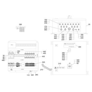 Распределительный шкаф ВД 5,5KW+1,5KW We (4.812-255.0)