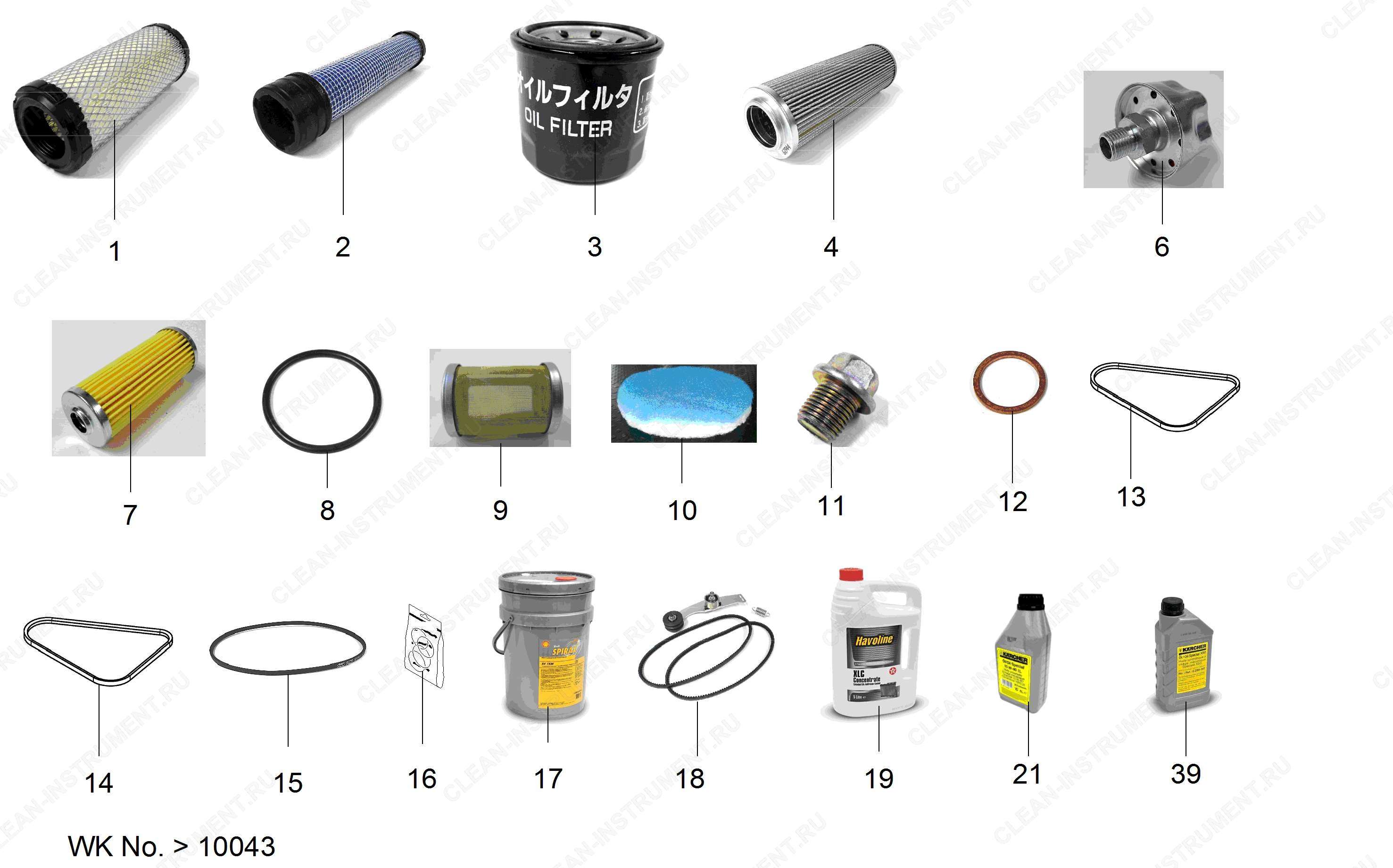 Service kit large MIC 26 / MC 50 (2.643-865.0)