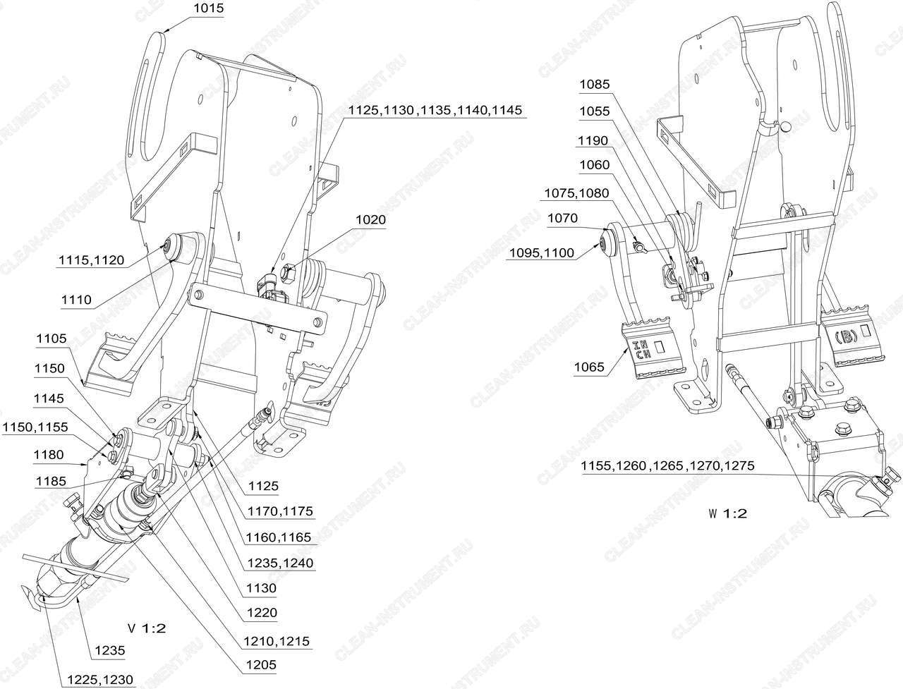 Коробка передач H1 AC, 2-SP 40 km/h 4WB (2.852-163.7)