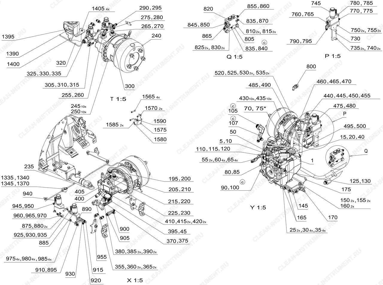 Коробка передач H1 AC, 2-SP 40 km/h 4WB (2.852-172.7)