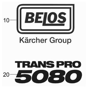 Этикетка Belos TransPro 5080 (2.851-655.7)
