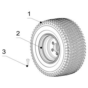 Покрышки комплектный K500 26x12-12 10PLY