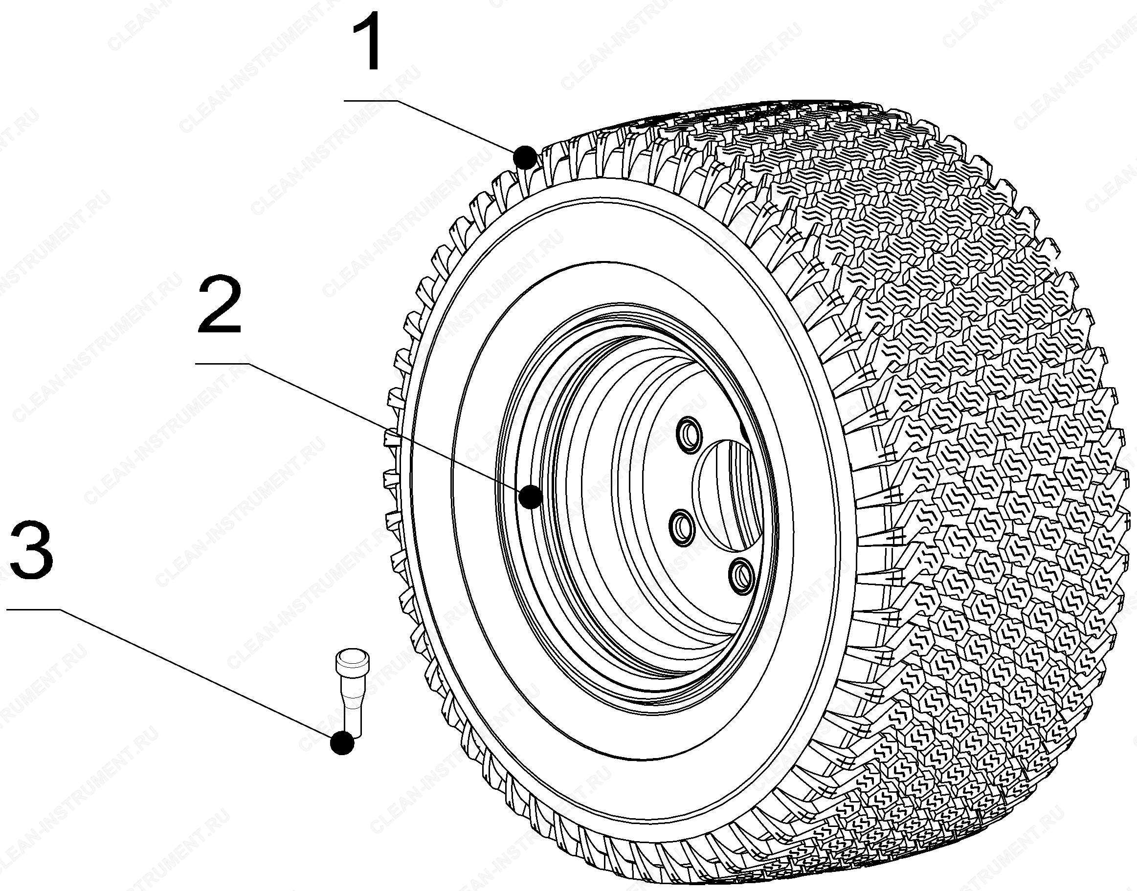 Покрышки комплектный K500 26x12-12 10PLY