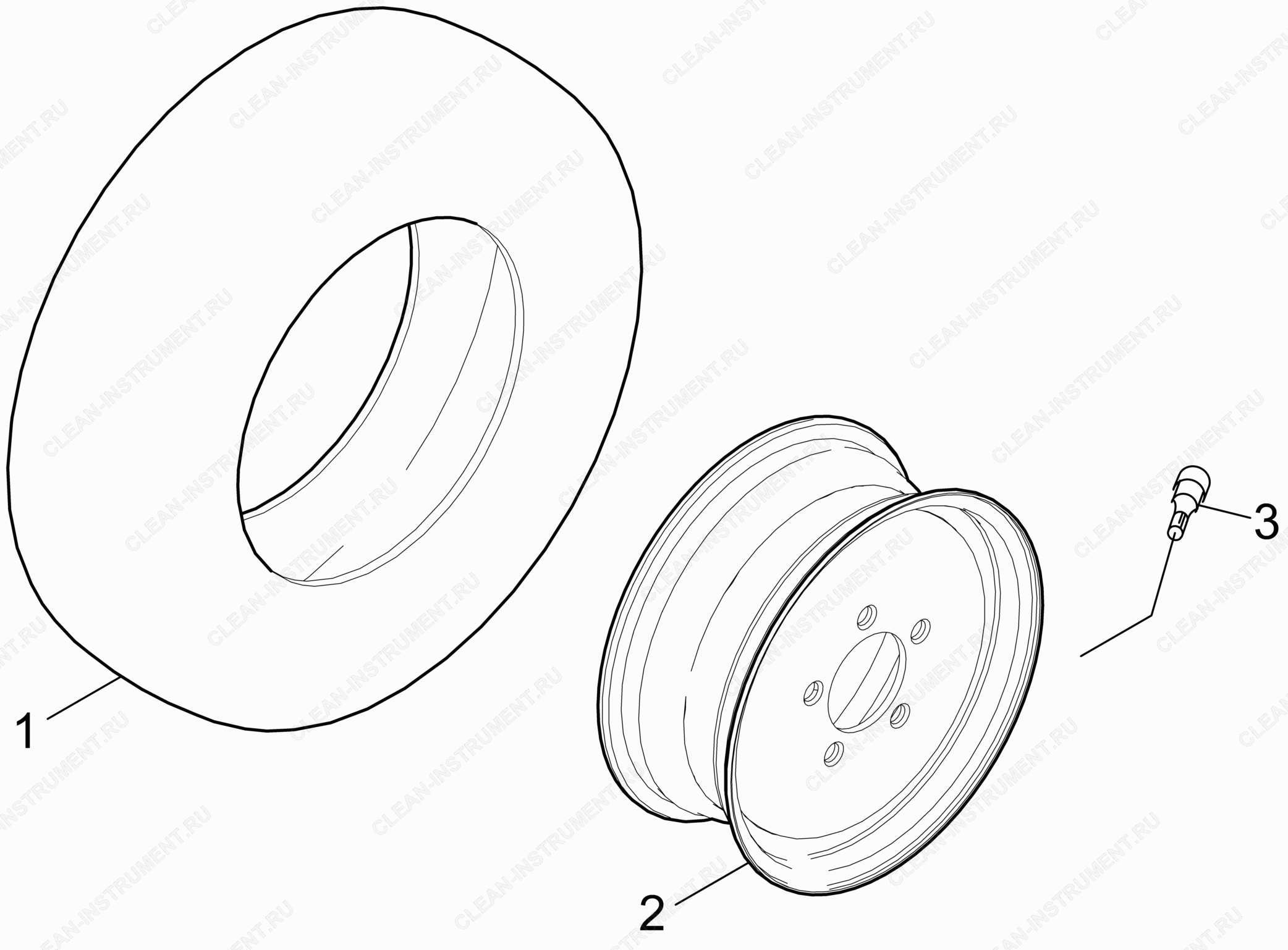 Колесо комплектный Toyo 195/75 R14C 106/ (4.515-012.0)