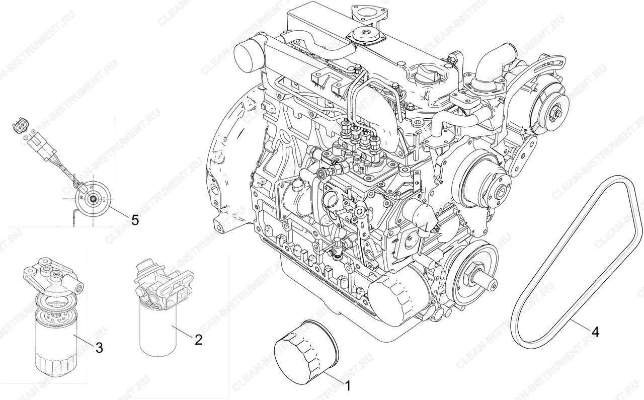 Дизельный двигатель Kubota V2403-M (6.492-076.0)