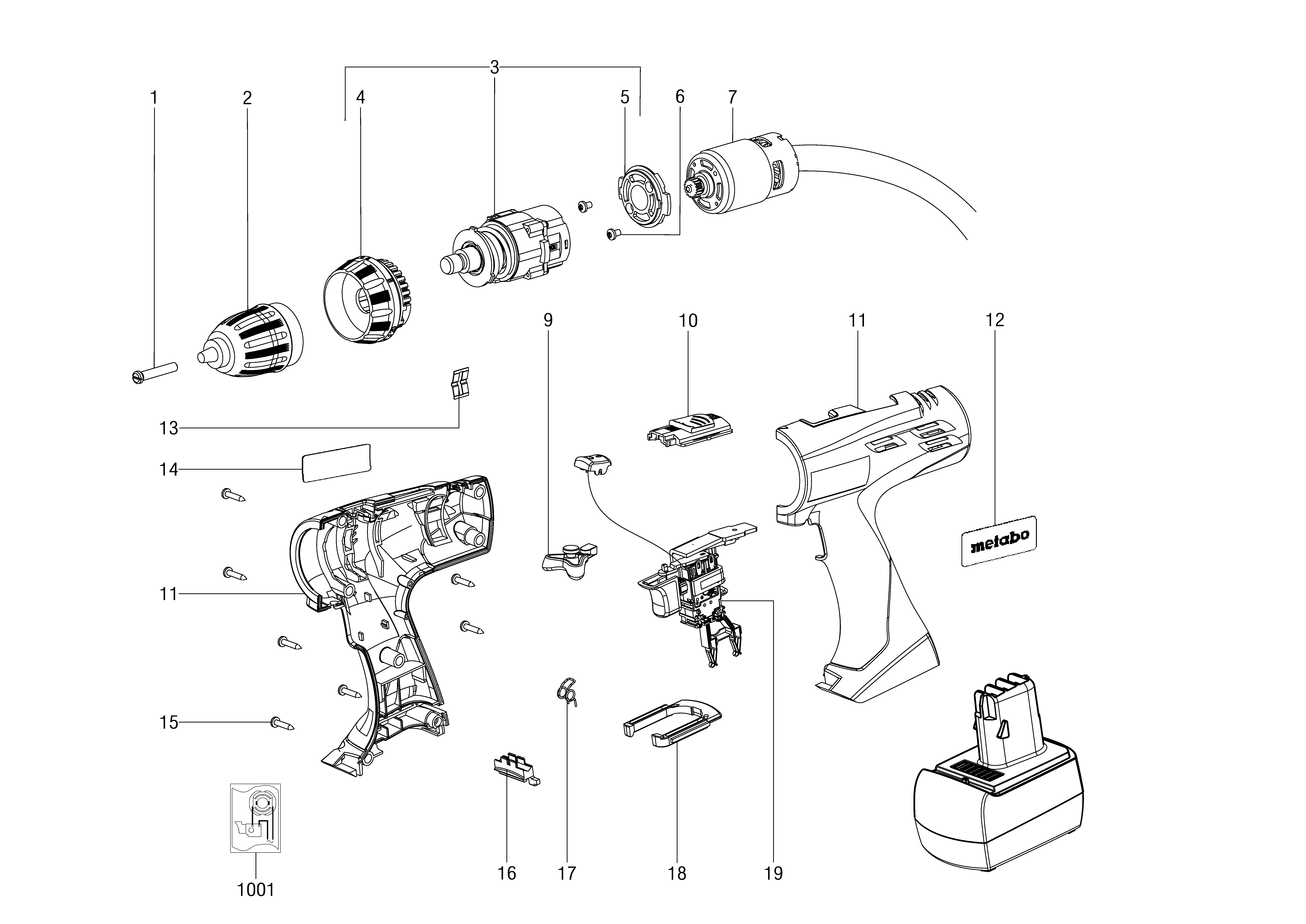 Беспроводные дрели Metabo BSZ Li Partner Edition (20033000)