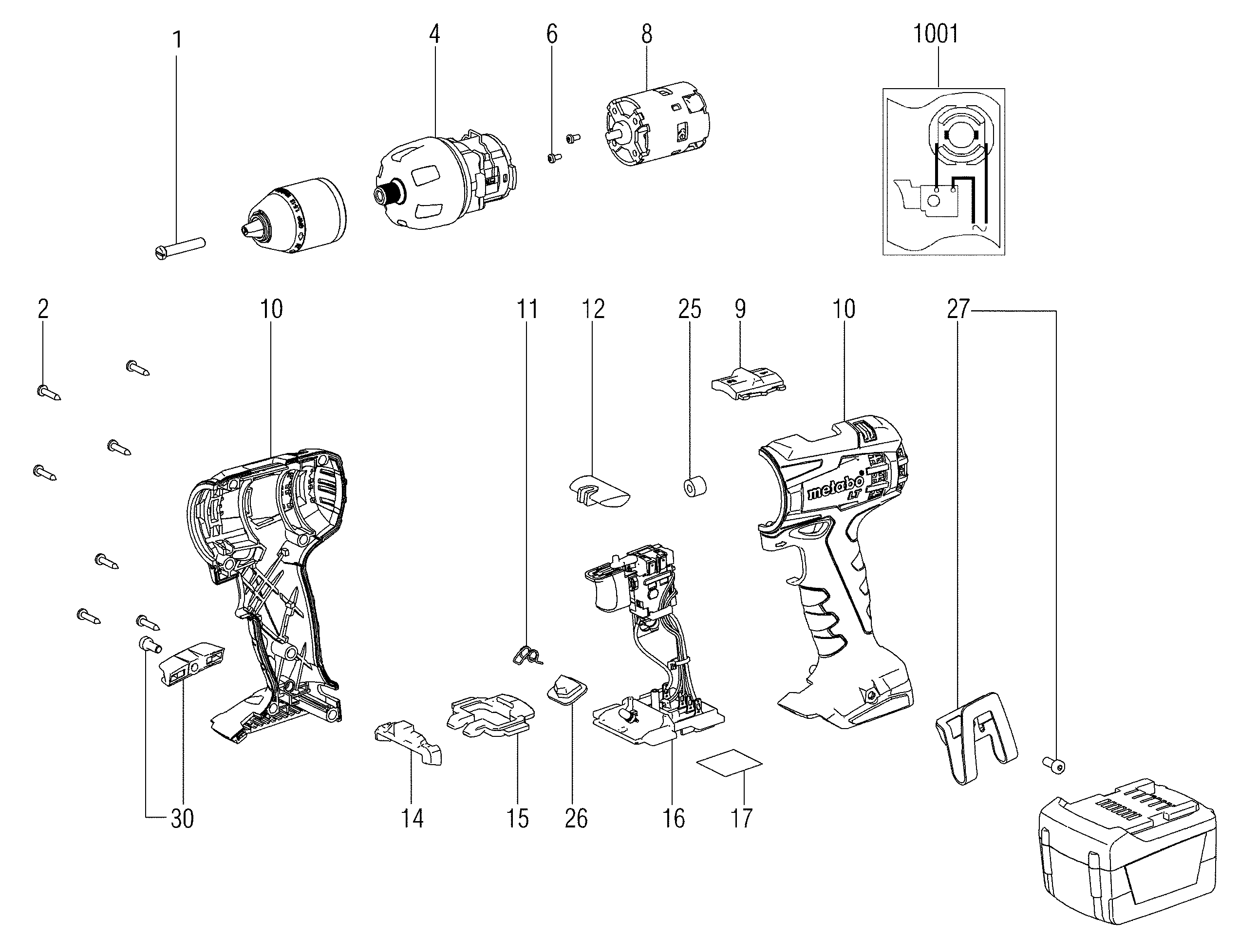 Беспроводные дрели Metabo BS 14.4 LT (18132310)