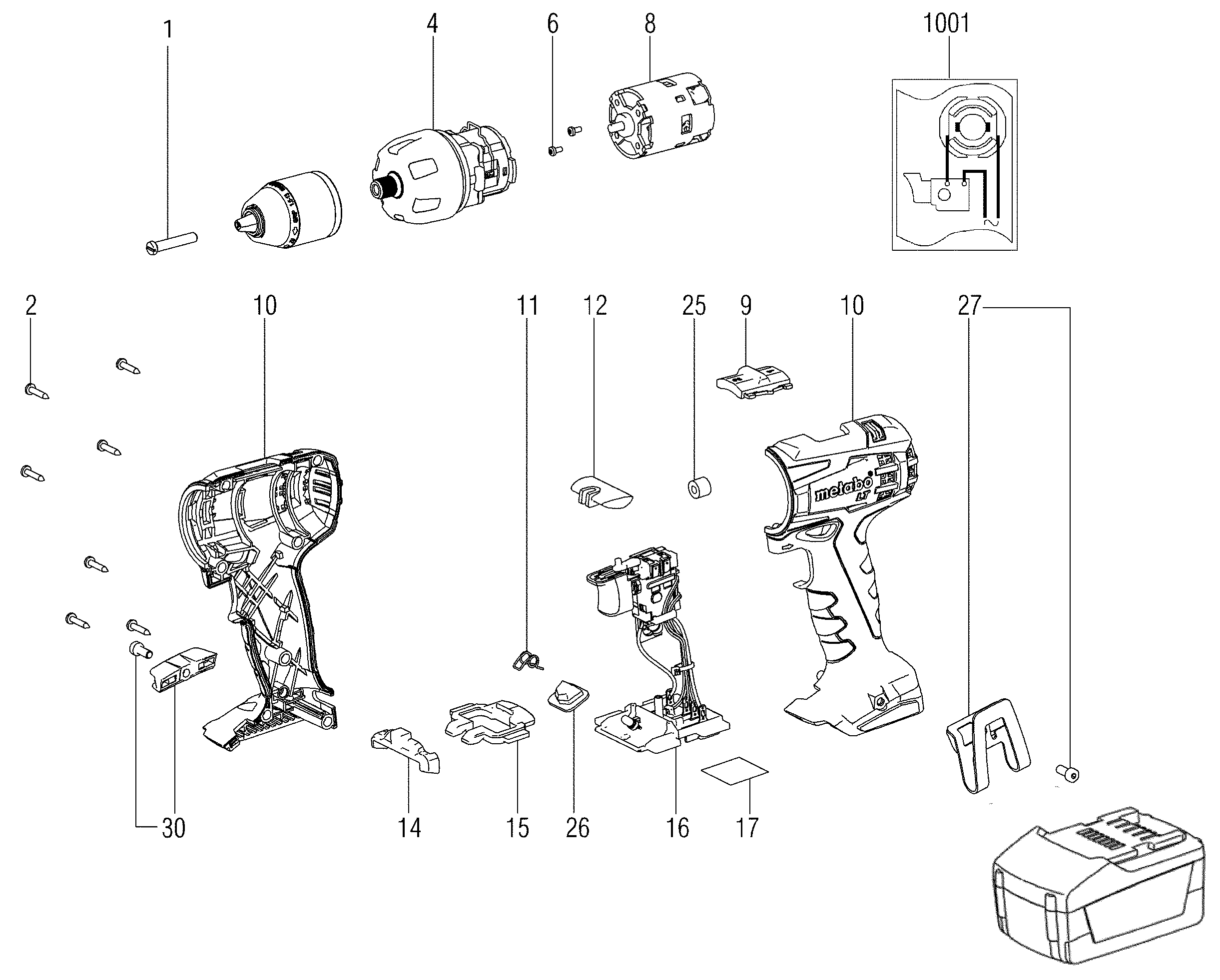 Беспроводные дрели Metabo BS 18 LT (18133310)