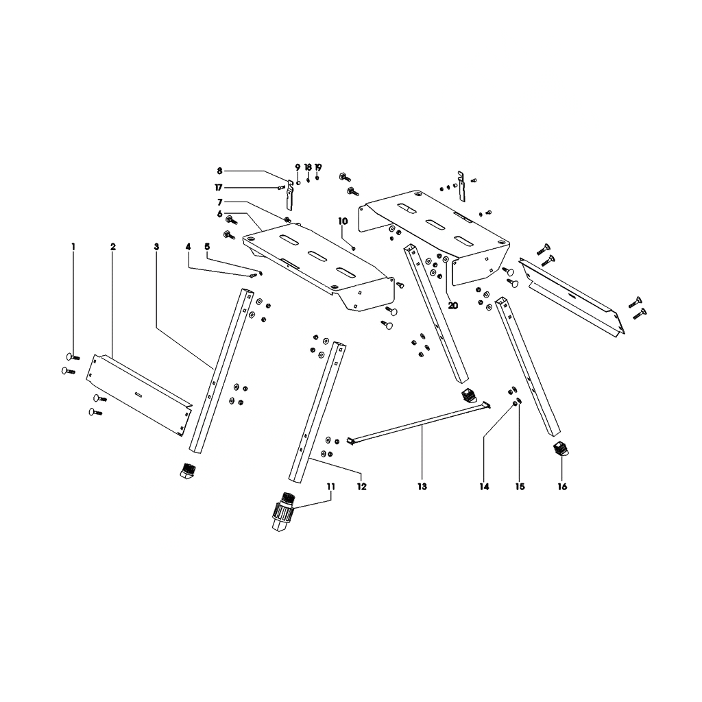 ЗАПЧАСТИ ДЛЯ СТЕНДА METABO UK220/PK200 (ТИП 0910017047 11)