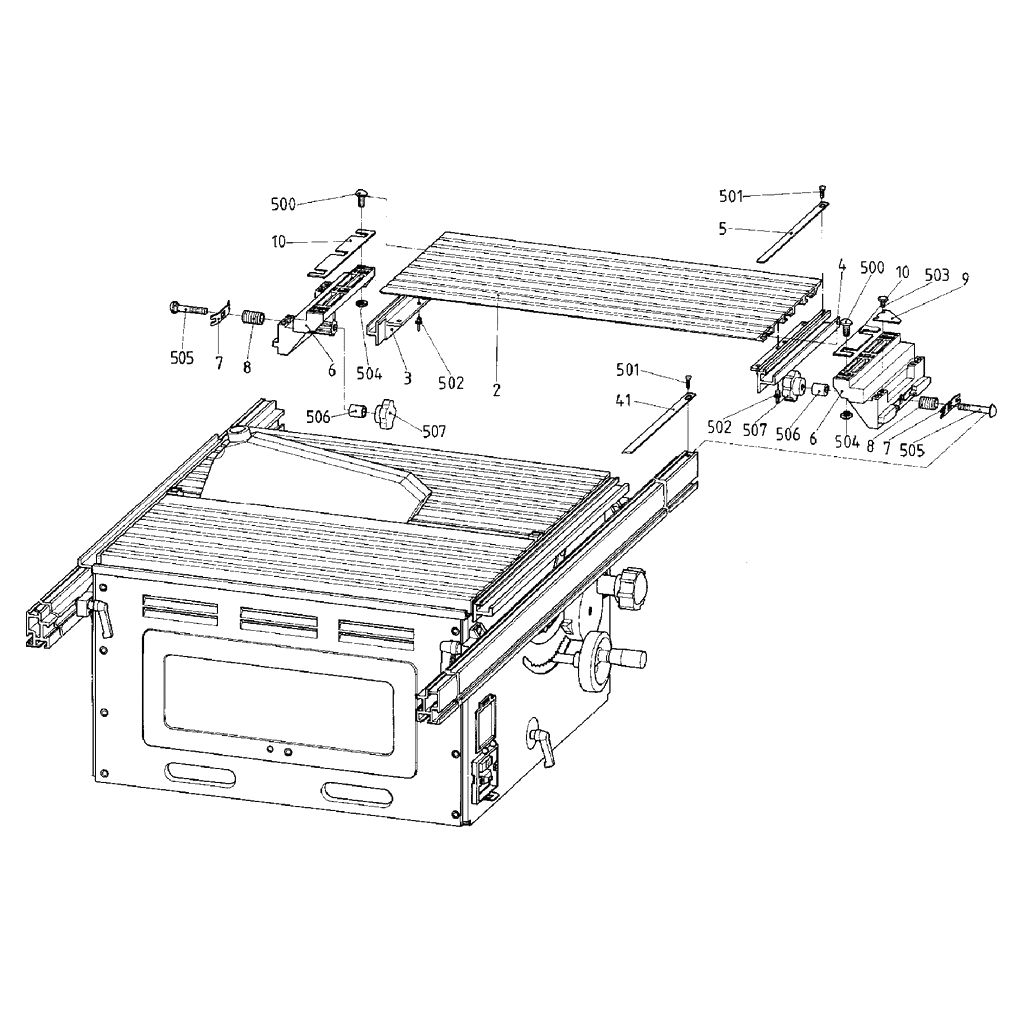 Пильный стол metabo flexo 500 0910064304