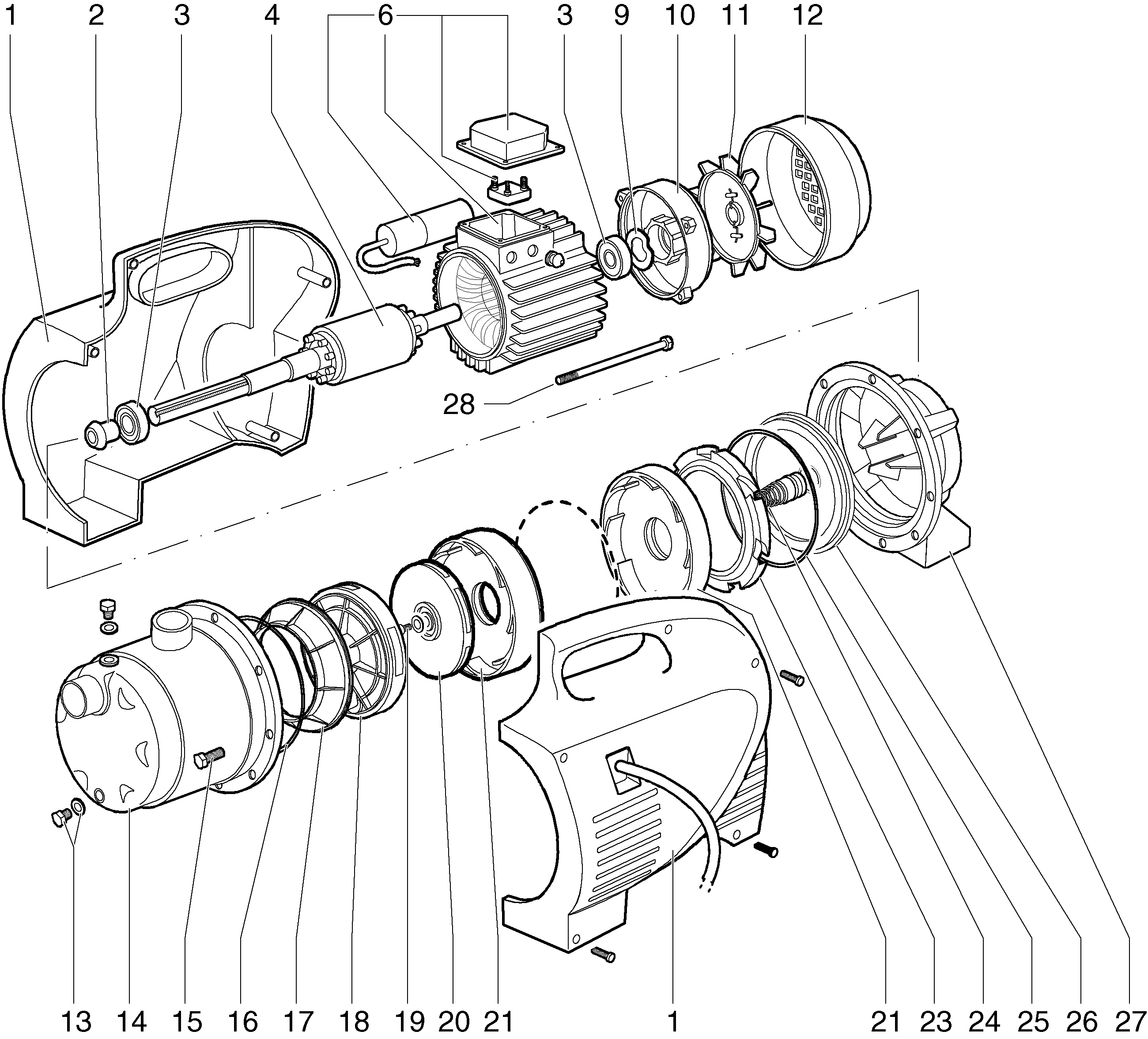 Насосы Metabo HWW 5500/50 M (0250550022 11)